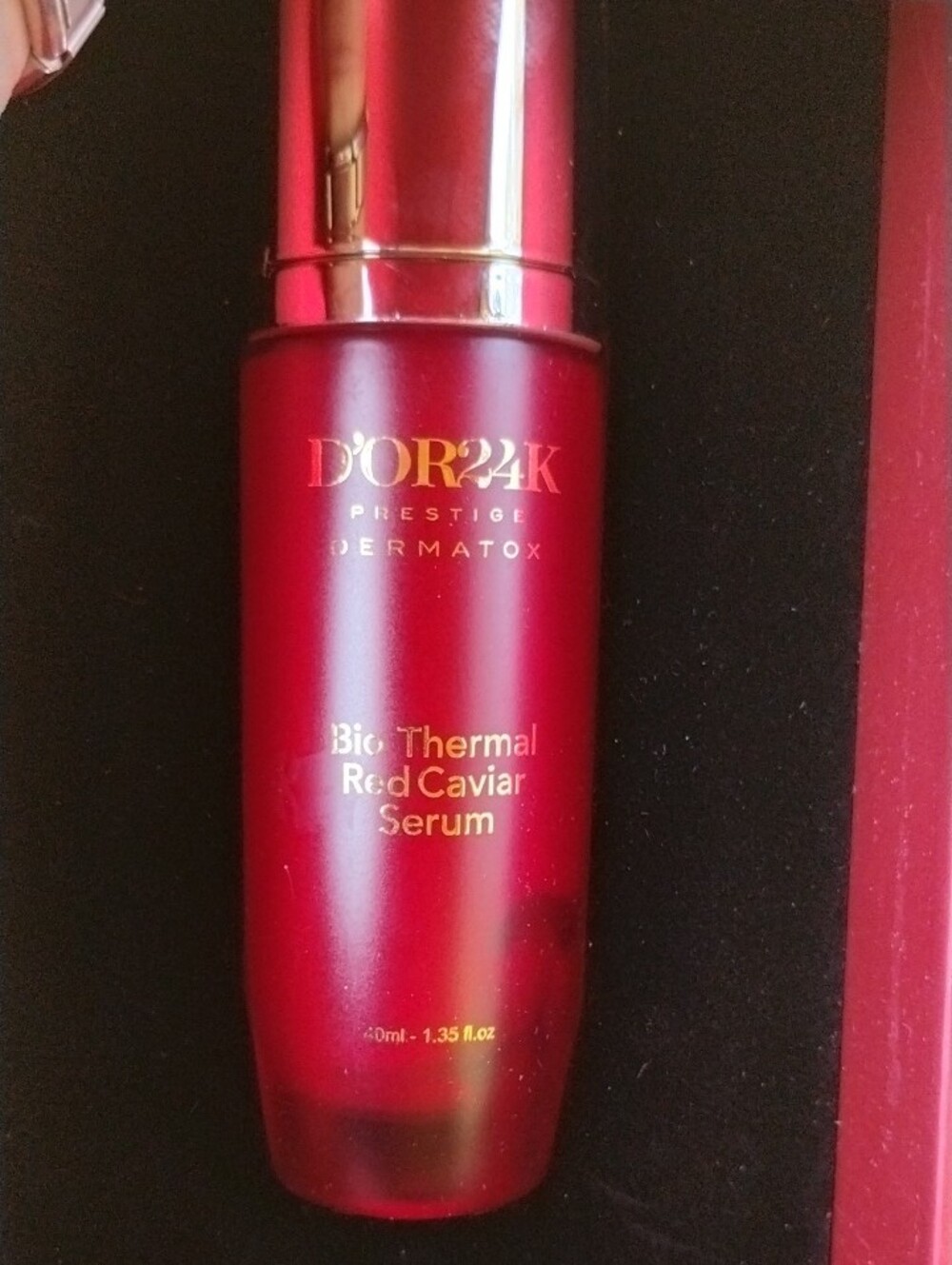 D'OR24K Prestige $2,000 Dermotox Bio Thermal Red Caviar Serum -40ml/1.35 Oz - Picture 3 of 6